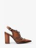 Waverly Studded Burnished Leather Spectator Pump 46R0WAHP1L