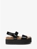 Elsie Calf Leather Flatform Sandal 46R9ELMA1L