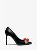 Gretel Cherry-Embellished Leather Pump 46S0GRHP2L