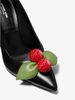 Gretel Cherry-Embellished Leather Pump 46S0GRHP2L