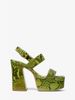 Blaire Python Platform Sandal 46S9BLMA1R