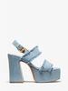 Jacinda Fr ayed Denim Platform Sandal 46S9JCMA1D