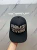 Nón Dsquared2 Đen Chữ Thêu Gương - New - BCM0340
