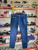 Quần Dài Jeans True Religion Xanh Đậm Chỉ Đỏ - New - 700122