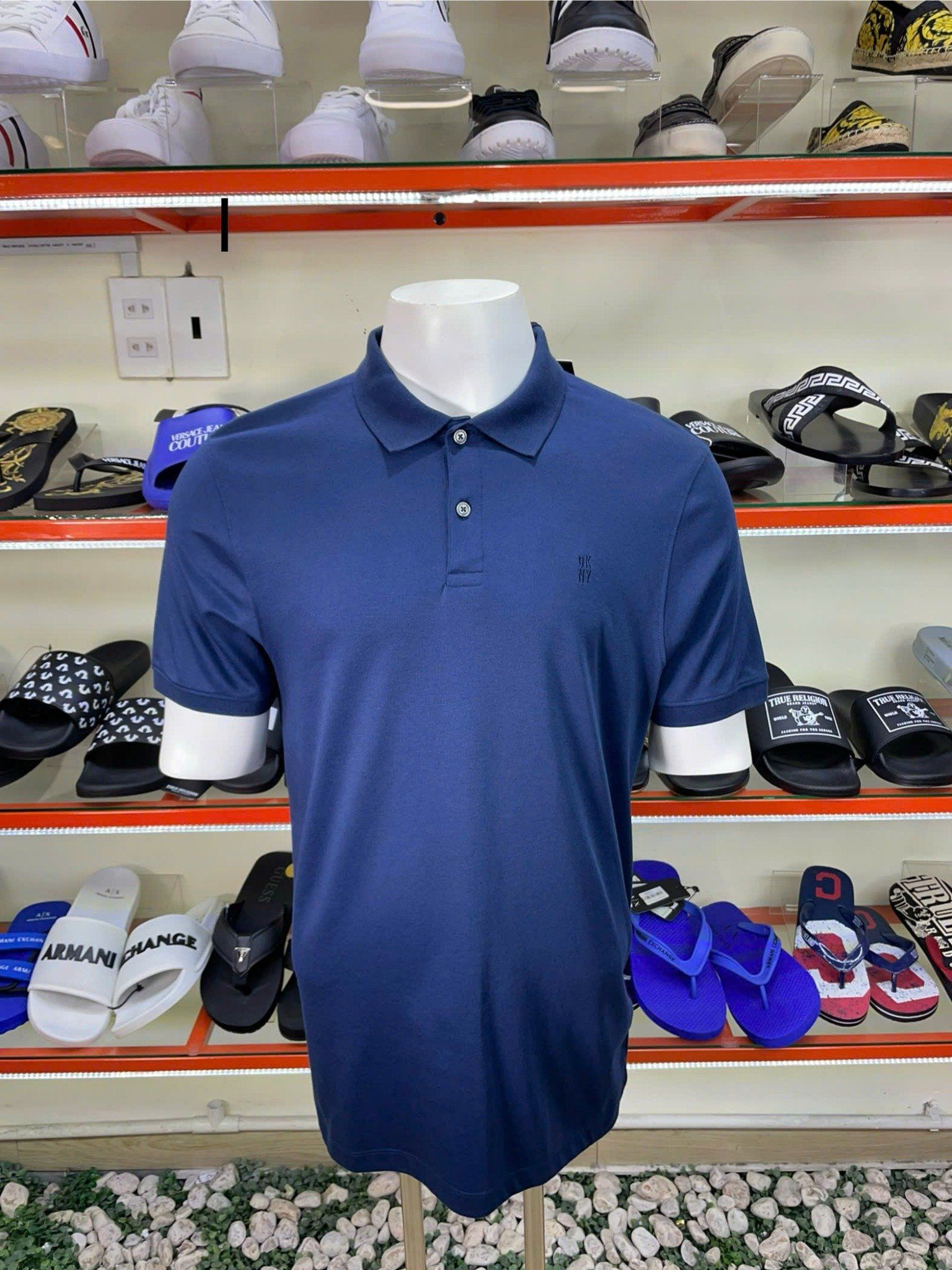 Áo Polo DKNY Xanh Lá Đậm - New - DK24PL1249