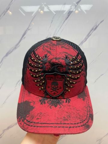 Nón Lưới Affliction Đỏ Thêu Chim Ưng Đen - New Không Tag - N374