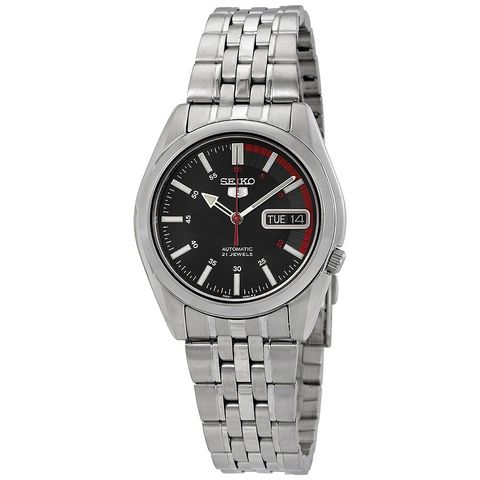 Series 5 Automatic Black Dial Watch SNK375