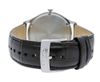 White Dial Black Leather Men's Watch SGEH43