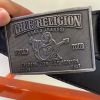 Dây Nịt True Religion Đen Mặt Hình Chữ Nhật - New - TR301008