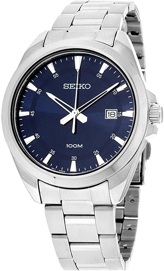 Top 63+ imagen seiko silver and blue watch