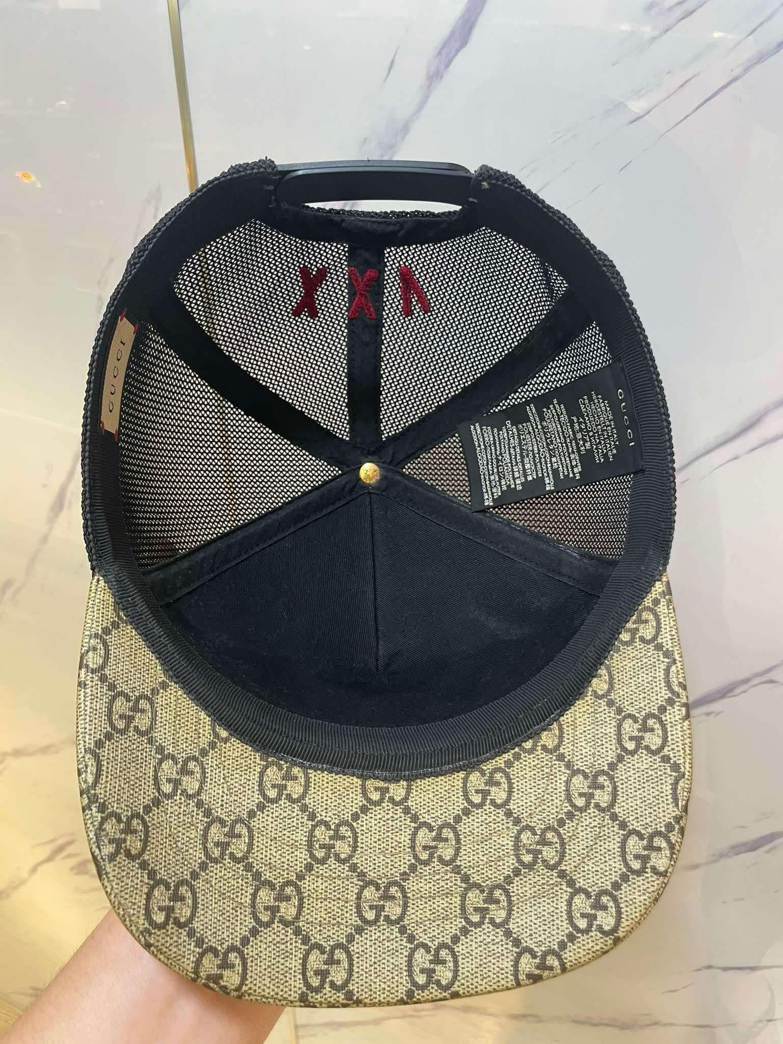 Nón Lưới Gucci Sói Đen Size L - Like New - SDGC01