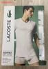 Set 3 Áo Thun Cổ Tim Trắng Lacoste 100% Cotton - New - TH337451 - TH900251 - TH344451