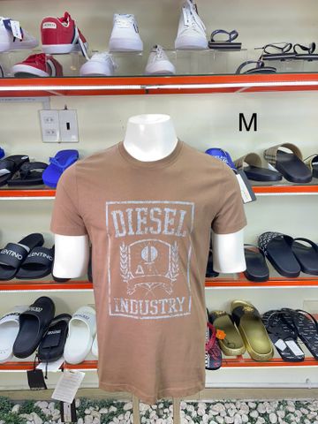 Áo Thun Diesel Nâu Chữ Xám Industry - New - A16940RPATIC - TD02