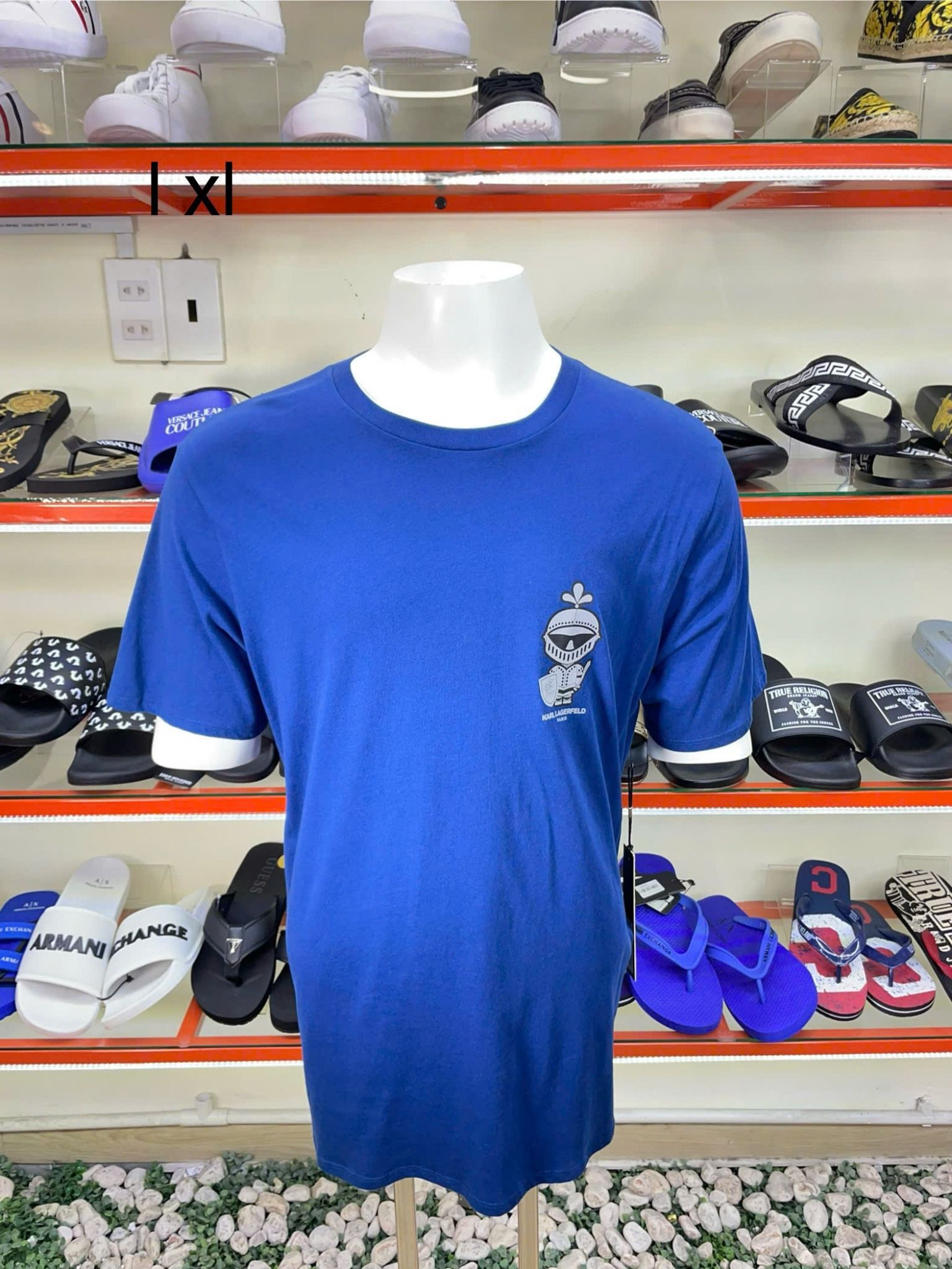 Áo Thun Karl Lagerfeld Xanh Navy - New - LM2G2445 - PC02