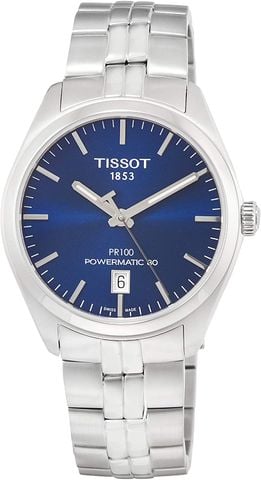 PR100 Blue Dial Stainless Steel Men's Watch T1014101104100