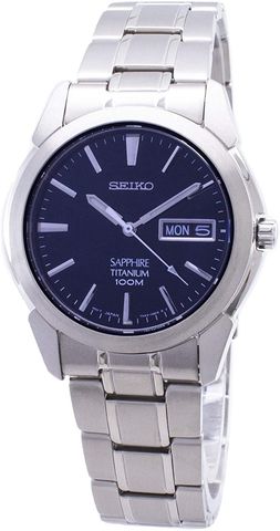 Blue Dial Titanium Men's Watch SGG729