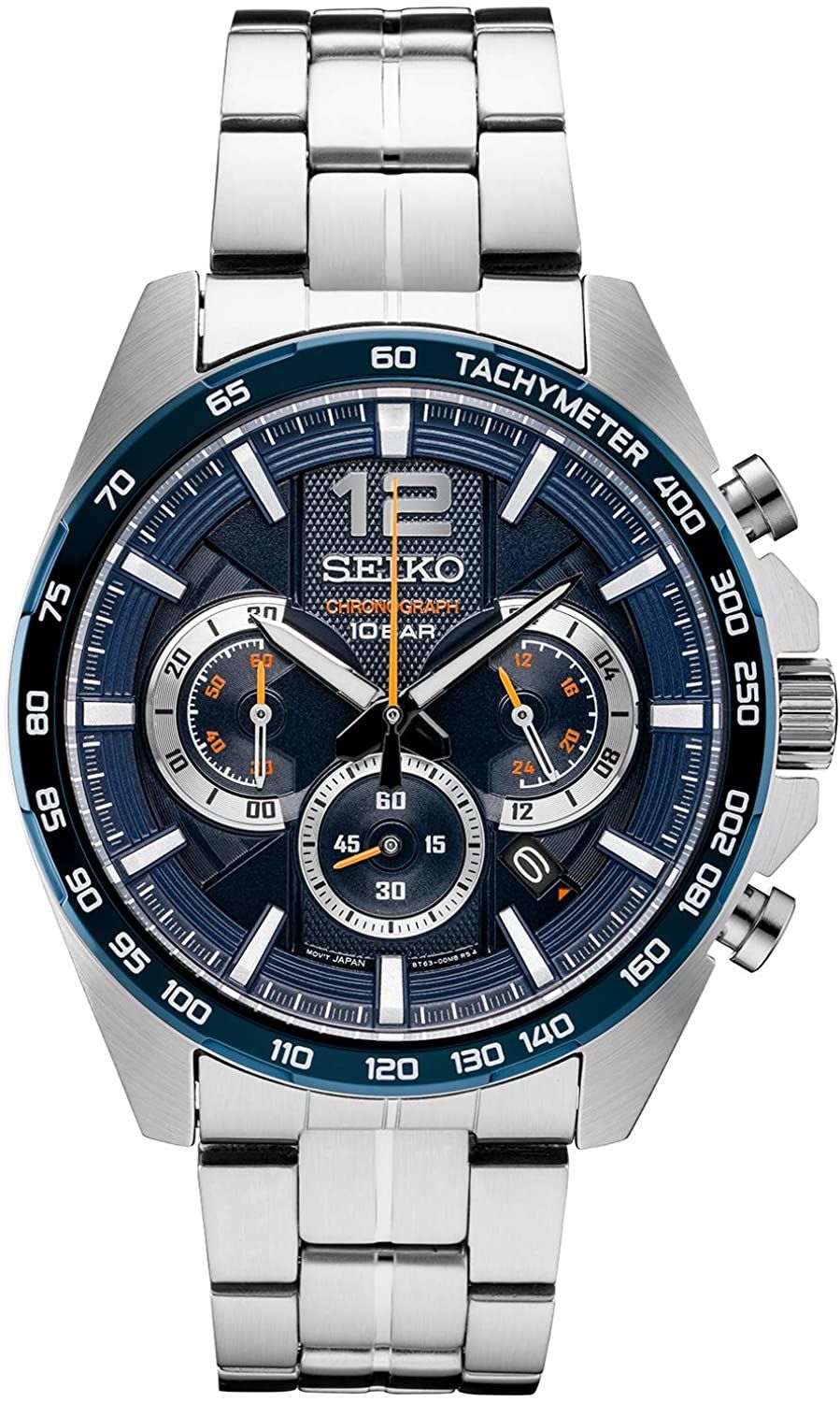 Mua đồng hồ SeikoChronograph Quartz Blue Dial Men's Watch SSB345 – Thiên  Đường Hàng Hiệu