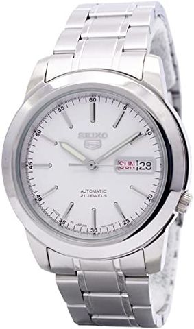 Series 5 Automatic Silver Dial Men's Watch SNKE49J1