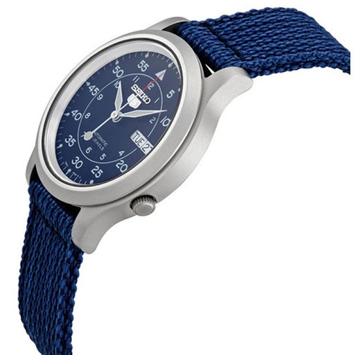Mua đồng hồ Seiko 5 Blue Dial Blue Canvas Men's Watch SNK807 – Thiên Đường  Hàng Hiệu