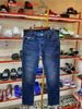 Quần Dài Jeans True Religion Xanh Đậm Chỉ Xanh Lá - New - 700062 - TD03