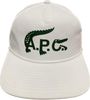 Nón Trắng Cá Sấu APC Lacoste - New - RK7422 51 001 - NA01