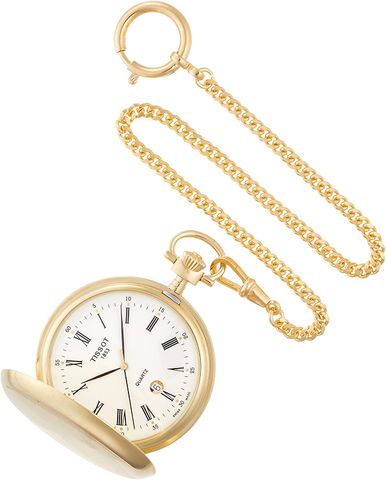 Savonnette White Dial Pocket Watch T83.4.553.13