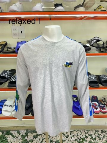Áo Thun Tay Dài Lacoste Xám Cá - New - TH146851CCA - TB05
