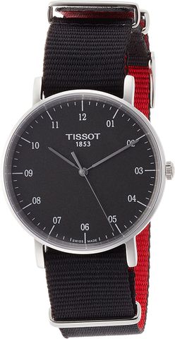 T-Classic Everytime Black Dial Men's Watch T1094101707700