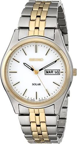 Solar White Dial Men's Watch SNE032