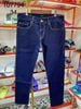 Quần Dài Jeans True Religion Xanh Đậm Chỉ Vàng Nhỏ - New - 107794