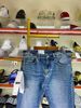 Quần Dài Jeans A/X Armani Exchange Xanh Đậm Logo Nâu Nhám Straight - New - 6RZJ16 Z28JZ - GD01