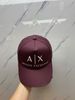 Nón A/X Armani Exchange Đỏ Đô Chữ Thêu Trắng - New - 954039