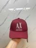Nón A/X Armani Exchange Đỏ Rượu Chữ Thêu Trắng - New - 954047