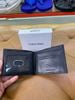 Ví Ngang CK Calvin Klein Đen Vân Ngang Chữ Bạc - New - 31KA130003