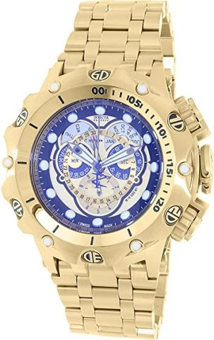 Venom Hybrid Multi-Function Gold Dial Gold-plated Men's Watch 16804