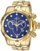 Venom Chronograph Blue Dial Gold Ion-plated Men's Watch 14504