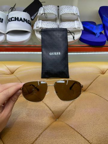 Mắt Kính Guess Gọng Vàng Tròng Nâu - New - MKGS25