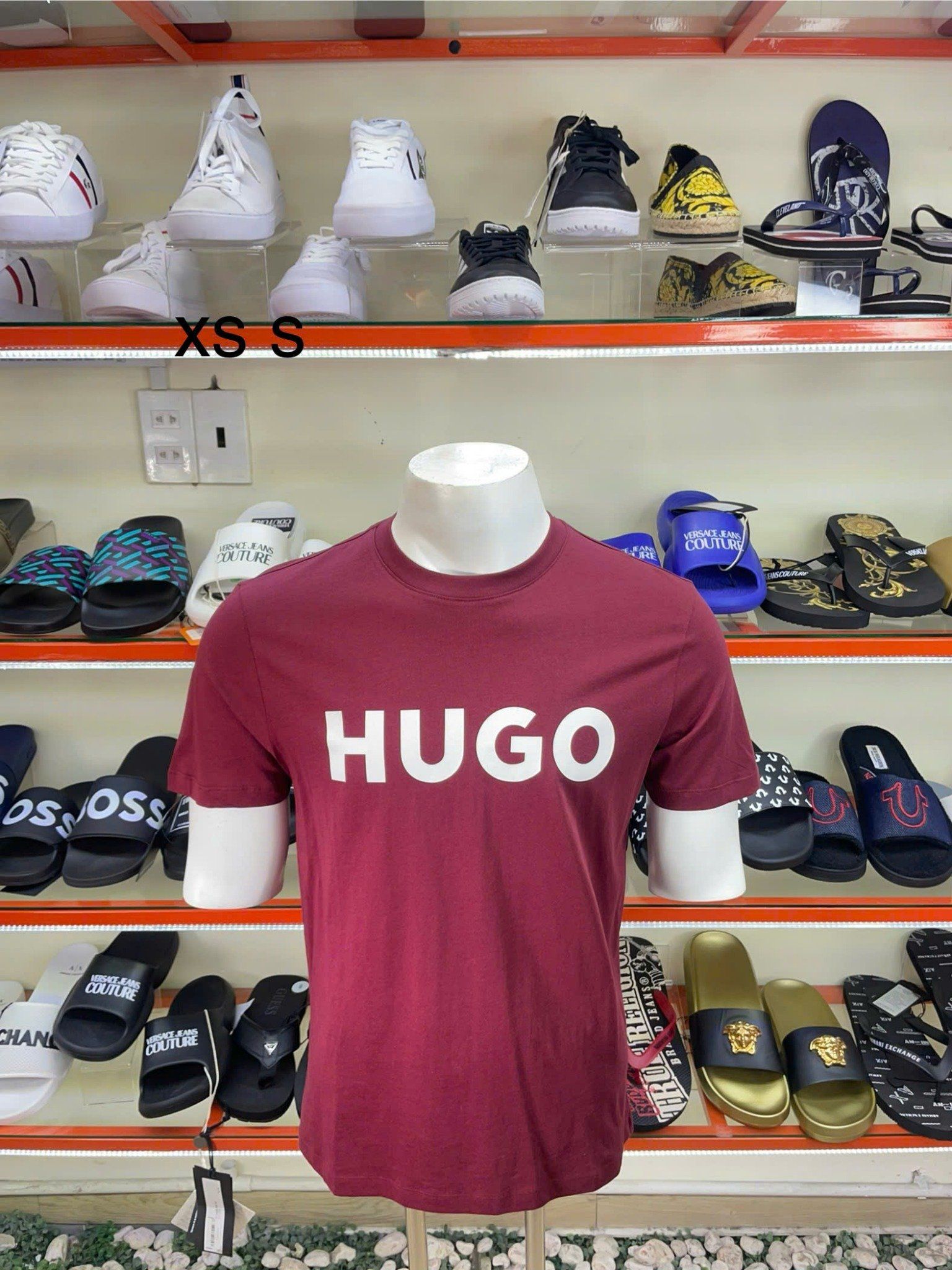 Áo Thun Hugo Boss Đỏ Chữ Trắng - New - 80497569 - PB01