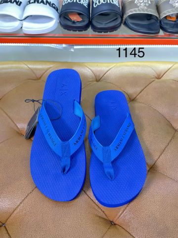 Dép Kẹp A/X Armani Exchange Xanh Tím Quai Vải - New - XUQ003XV677