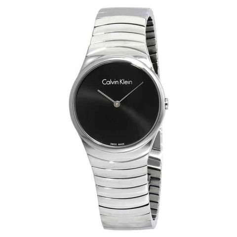 Whirl Black Dial Stainless Steel Ladies Watch K8A23141