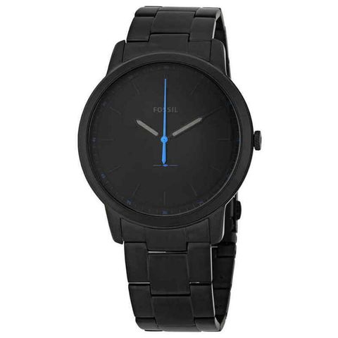 The Minimalist Black Satin Dial Men's Watch FS5308