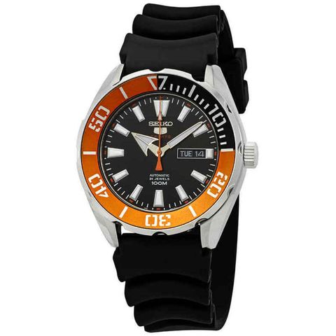 5 Sports Automatic Black Dial Men's Watch SRPC59