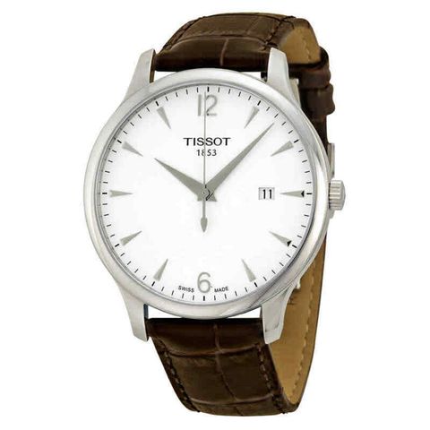 T Classic Tradition Silver Dial Men's Watch T0636101603700