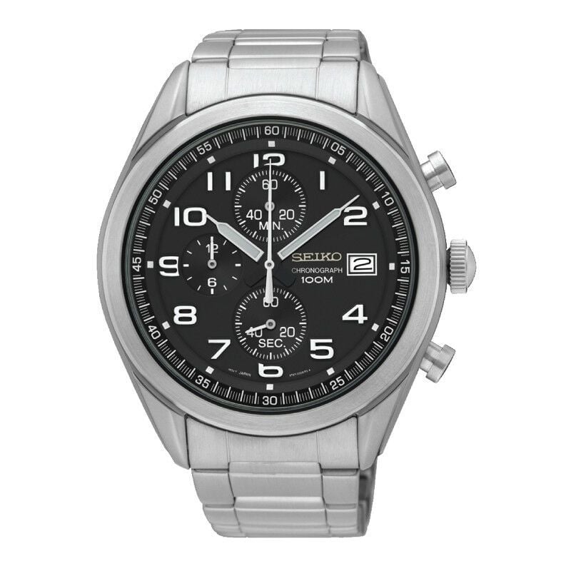 Mua đồng hồ Seiko Black Dial Men's Chronograph Watch SSB269P1 – Thiên Đường  Hàng Hiệu