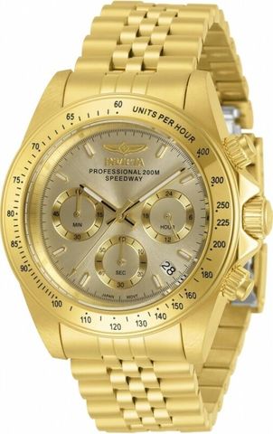 Speedway Chronograph Quartz Gold Dial Men's Watch 30997
