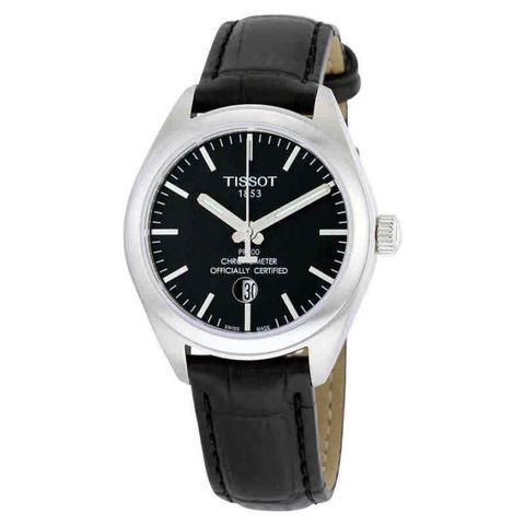 PR 100 Chronometer Black Dial Ladies Watch T101.251.16.051.00