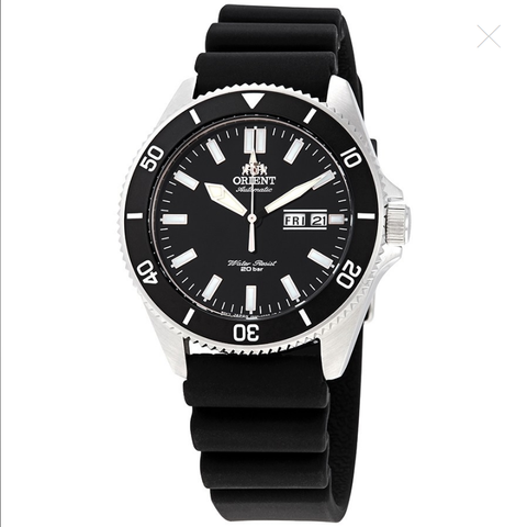 Kanno Automatic Black Dial Men's Watch RA-AA0010B19B