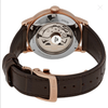 Star Automatic Silver Dial Brown Leather Men's Watch RE-AW0003S00B