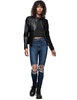 FAUX LEATHER MOTO JACKET 202725