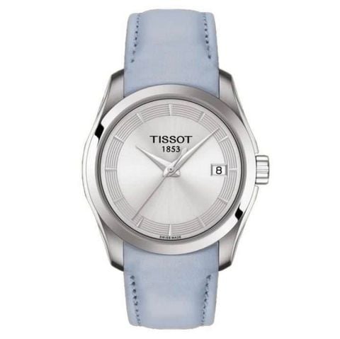 T-Classic Couturier Quartz Silver Dial Ladies Watch T035.210.16.031.02